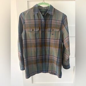 Ralph Lauren Plaid button down in Green and Blue